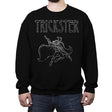Trickster - Crew Neck Sweatshirt Crew Neck Sweatshirt RIPT Apparel Small / Black