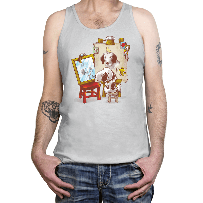 Triple Beagle Portrait - Tanktop Tanktop RIPT Apparel