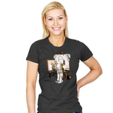 Triple Saitama - Womens T-Shirts RIPT Apparel Small / Charcoal