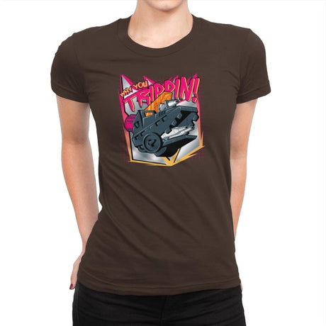 Trippin Exclusive - Shirtformers - Womens Premium T-Shirts RIPT Apparel Small / Dark Chocolate