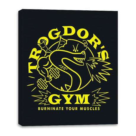 Trog's Gym - Canvas Wraps Canvas Wraps RIPT Apparel 16x20 / Black