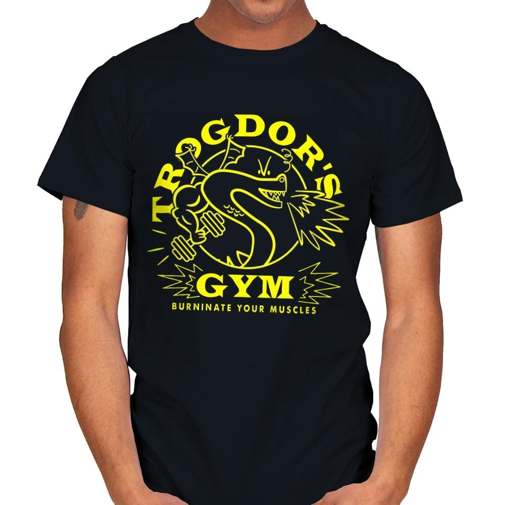 Trog's Gym - Mens T-Shirts RIPT Apparel Small / Black