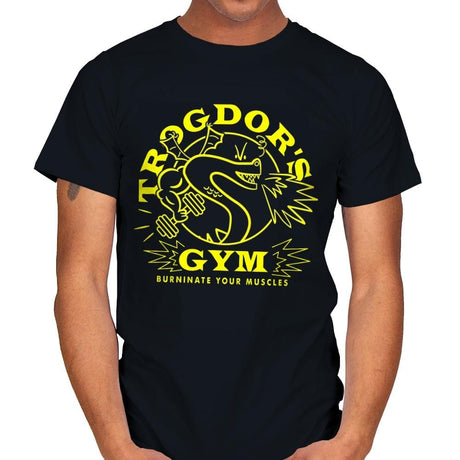 Trog's Gym - Mens T-Shirts RIPT Apparel Small / Black