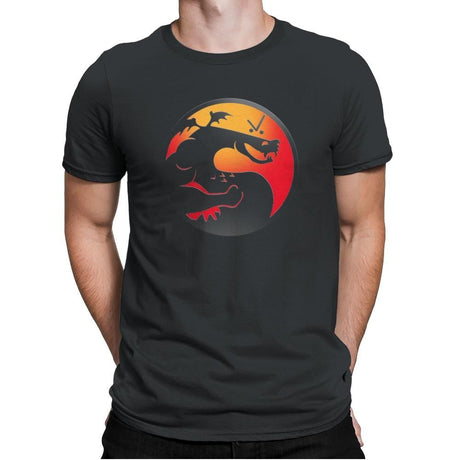 Trogdor Kombat - Best Seller - Mens Premium T-Shirts RIPT Apparel Small / Heavy Metal