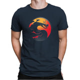 Trogdor Kombat - Best Seller - Mens Premium T-Shirts RIPT Apparel Small / Indigo