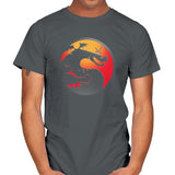 Trogdor Kombat - Best Seller - Mens T-Shirts RIPT Apparel Small / Charcoal