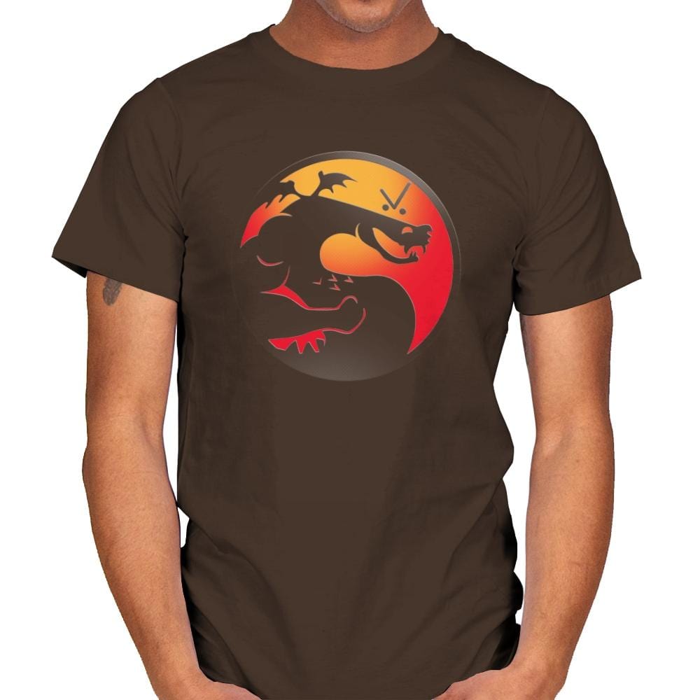 Trogdor Kombat - Best Seller - Mens T-Shirts RIPT Apparel Small / Dark Chocolate