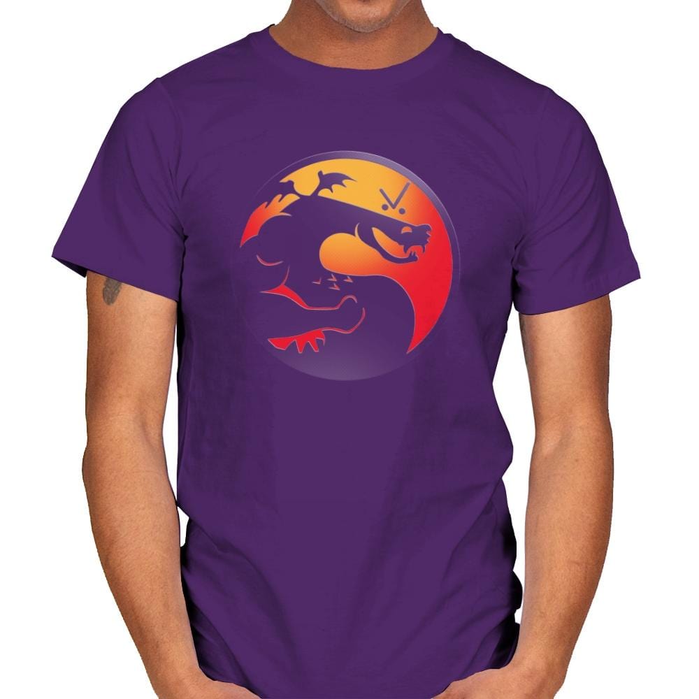 Trogdor Kombat - Best Seller - Mens T-Shirts RIPT Apparel Small / Purple