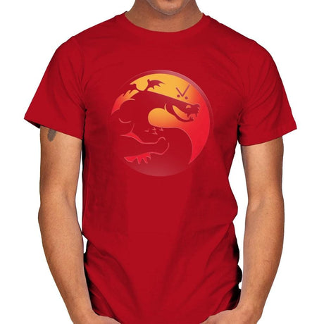 Trogdor Kombat - Best Seller - Mens T-Shirts RIPT Apparel Small / Red