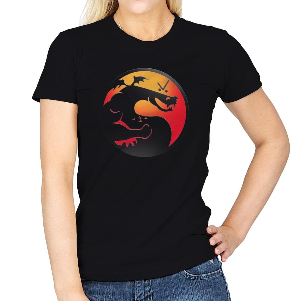 Trogdor Kombat - Best Seller - Womens T-Shirts RIPT Apparel Small / Black