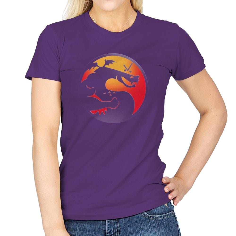 Trogdor Kombat - Best Seller - Womens T-Shirts RIPT Apparel Small / Purple