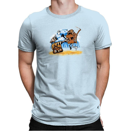 Troll-E Exclusive - Mens Premium T-Shirts RIPT Apparel Small / Light Blue