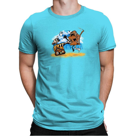 Troll-E Exclusive - Mens Premium T-Shirts RIPT Apparel Small / Tahiti Blue