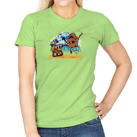 Troll-E Exclusive - Womens T-Shirts RIPT Apparel Small / Mint Green