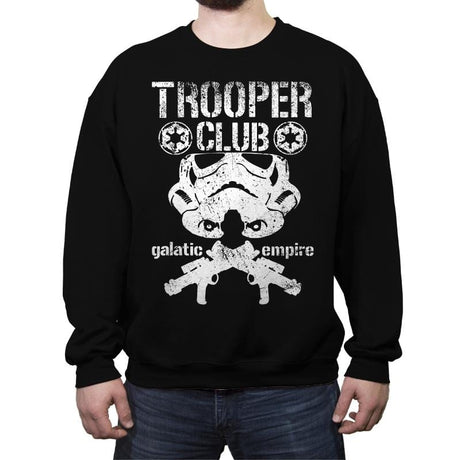 Trooper Club - Crew Neck Sweatshirt Crew Neck Sweatshirt RIPT Apparel Small / Black