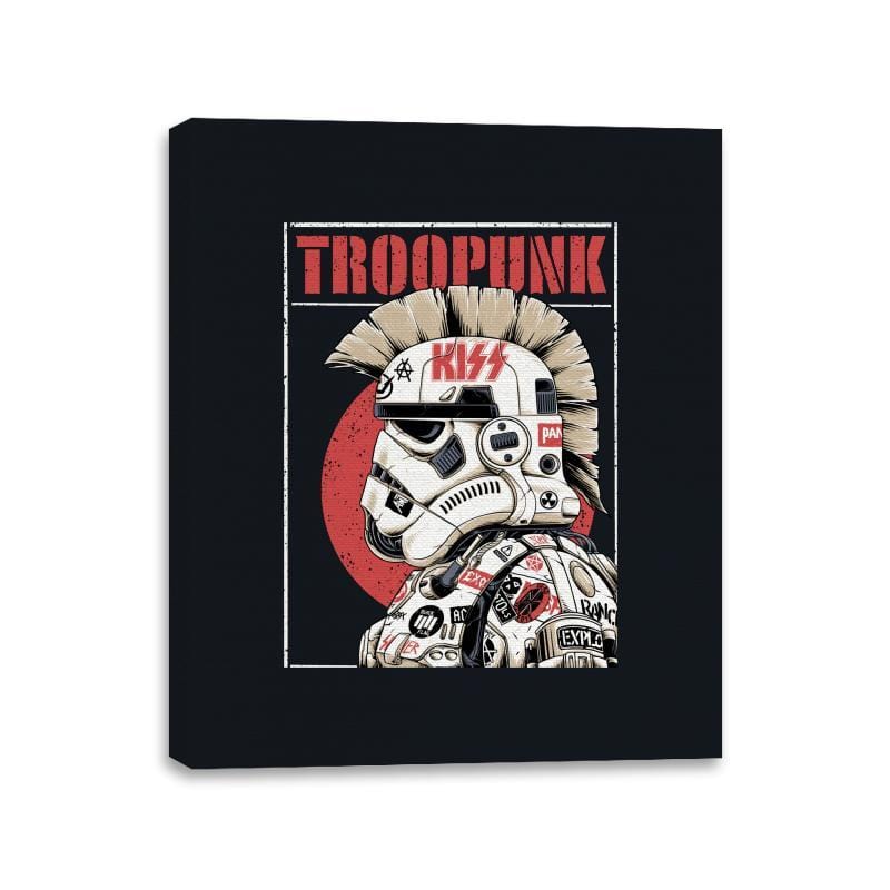 Troopunk - Canvas Wraps Canvas Wraps RIPT Apparel 11x14 / Black