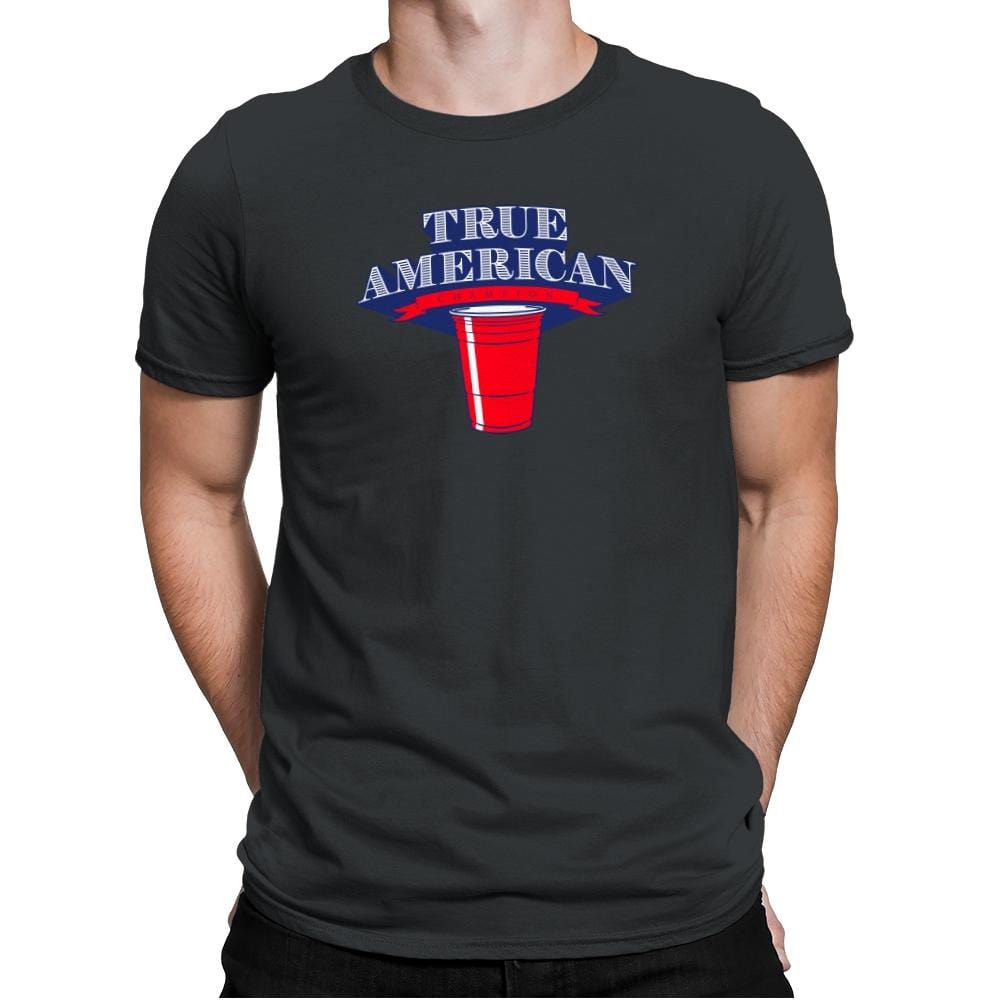 True American Champion - Star-Spangled - Mens Premium T-Shirts RIPT Apparel Small / Heavy Metal