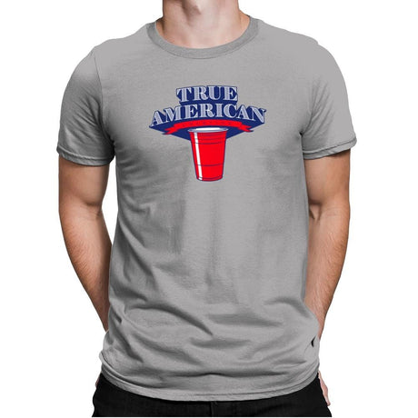 True American Champion - Star-Spangled - Mens Premium T-Shirts RIPT Apparel Small / Light Grey