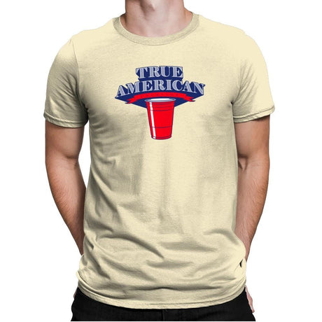 True American Champion - Star-Spangled - Mens Premium T-Shirts RIPT Apparel Small / Natural