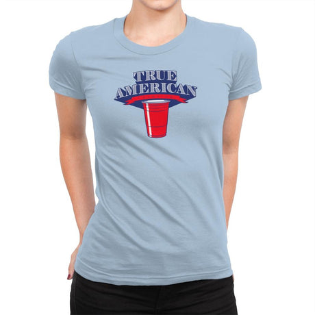 True American Champion - Star-Spangled - Womens Premium T-Shirts RIPT Apparel Small / Cancun