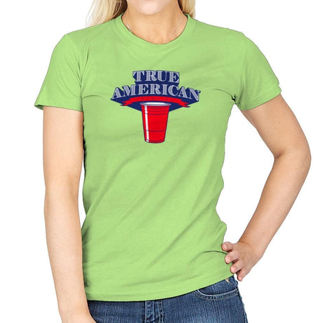 True American Champion - Star-Spangled - Womens T-Shirts RIPT Apparel Small / Mint Green