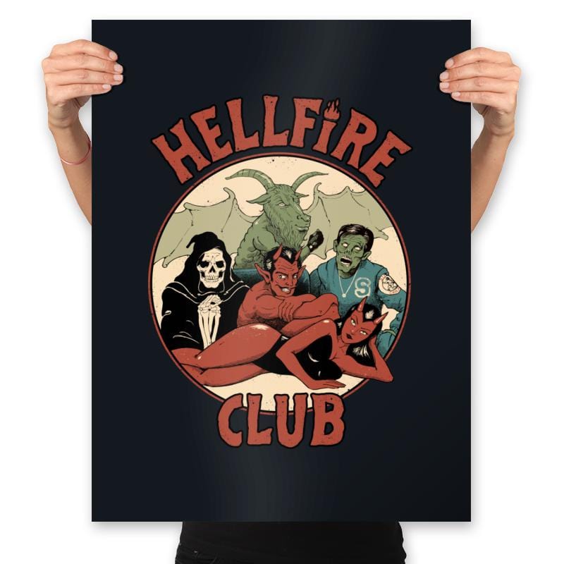 True Hellfire Club - Prints Posters RIPT Apparel 18x24 / Black