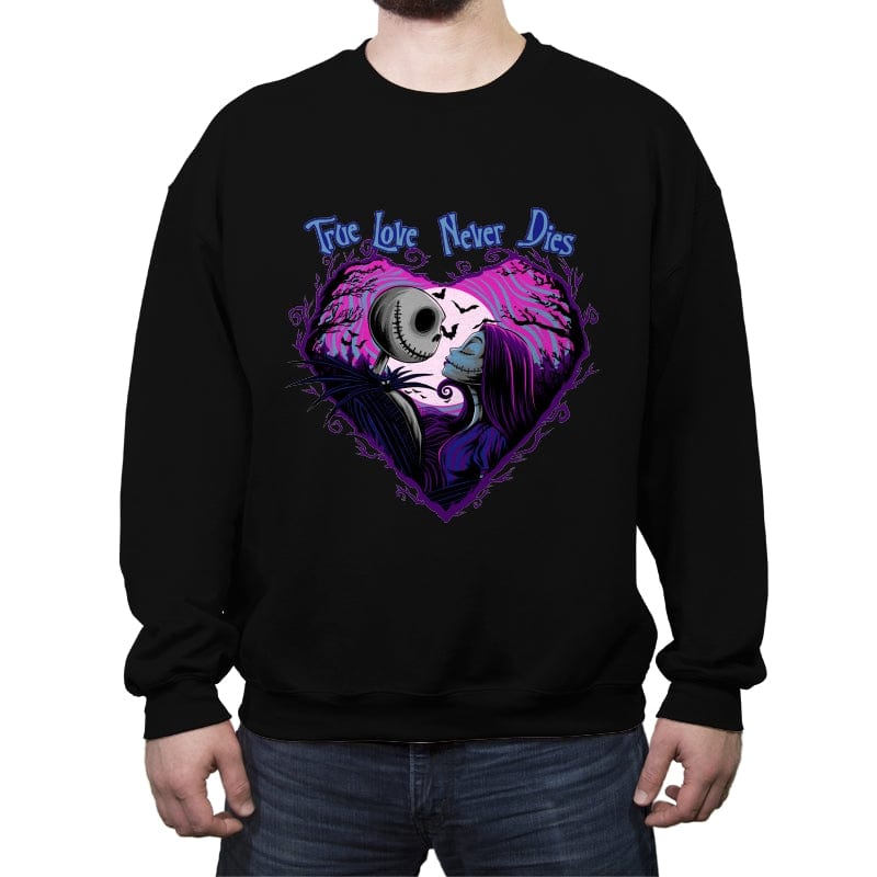 True Love - Crew Neck Sweatshirt Crew Neck Sweatshirt RIPT Apparel Small / Black
