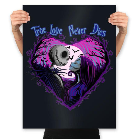 True Love - Prints Posters RIPT Apparel 18x24 / Black