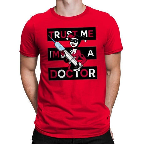 Trust Me I'm A Doctor! - Raffitees - Mens Premium T-Shirts RIPT Apparel Small / Red