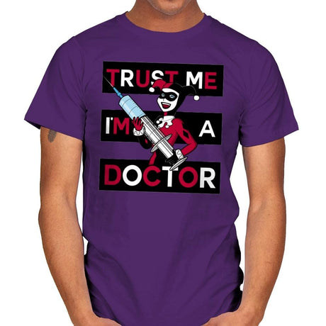 Trust Me I'm A Doctor! - Raffitees - Mens T-Shirts RIPT Apparel Small / Purple