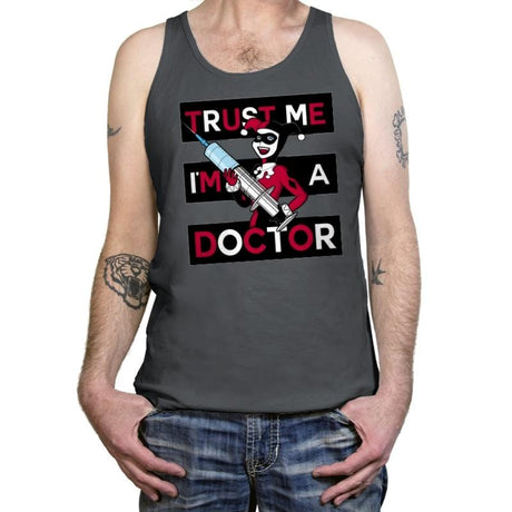 Trust Me I'm A Doctor! - Raffitees - Tanktop Tanktop RIPT Apparel X-Small / Asphalt