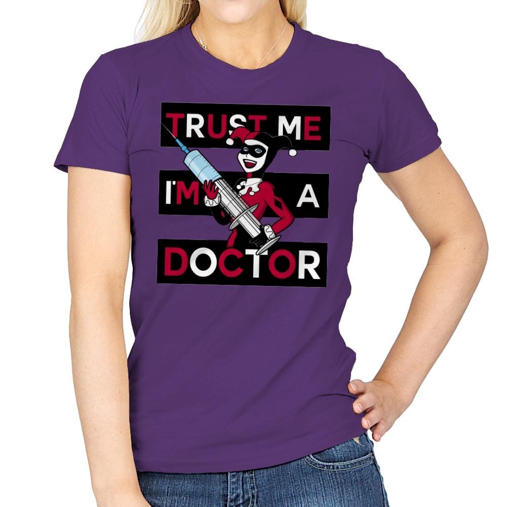 Trust Me I'm A Doctor! - Raffitees - Womens T-Shirts RIPT Apparel Small / Purple