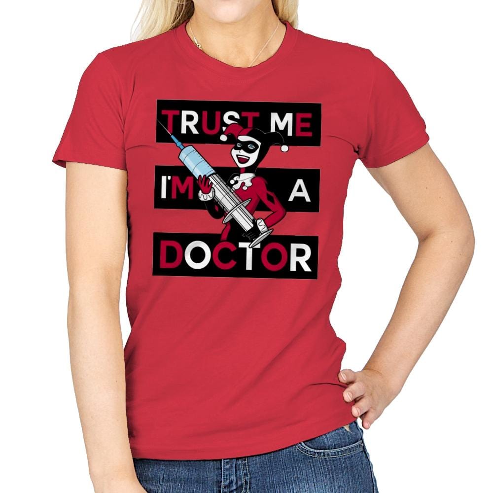 Trust Me I'm A Doctor! - Raffitees - Womens T-Shirts RIPT Apparel Small / Red