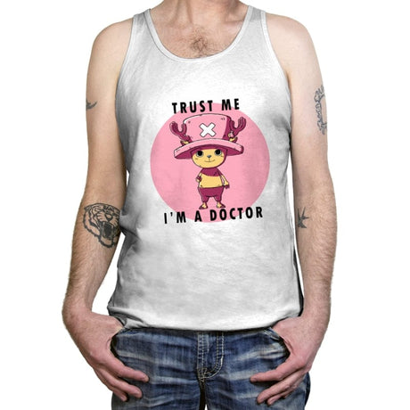 Trust Me I'm A Doctor - Tanktop Tanktop RIPT Apparel X-Small / White