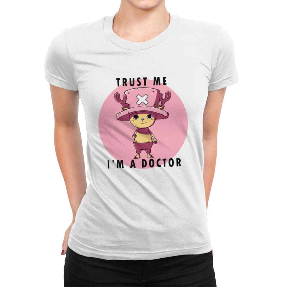 Trust Me I'm A Doctor - Womens Premium T-Shirts RIPT Apparel Small / White