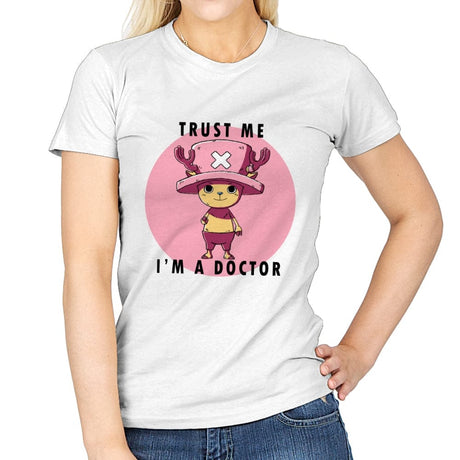 Trust Me I'm A Doctor - Womens T-Shirts RIPT Apparel Small / White