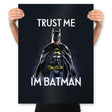 Trust the Bat - Prints Posters RIPT Apparel 18x24 / Black