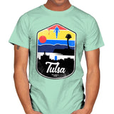 Tulsa - Mens T-Shirts RIPT Apparel Small / Mint Green