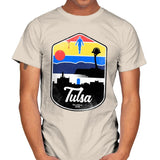 Tulsa - Mens T-Shirts RIPT Apparel Small / Natural