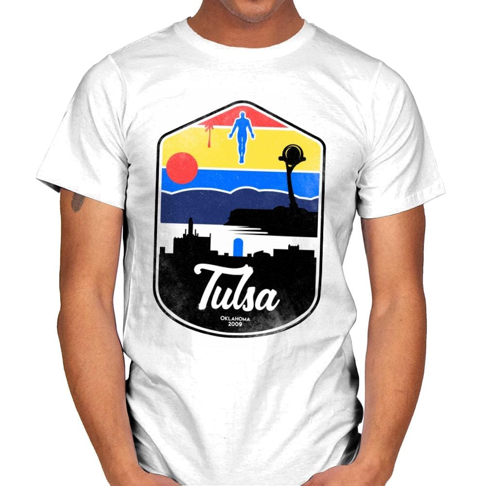 Tulsa - Mens T-Shirts RIPT Apparel Small / White