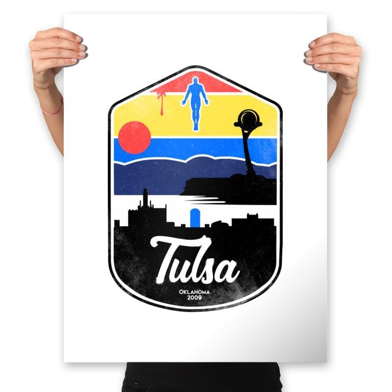 Tulsa - Prints Posters RIPT Apparel 18x24 / White