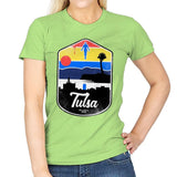 Tulsa - Womens T-Shirts RIPT Apparel Small / Mint Green