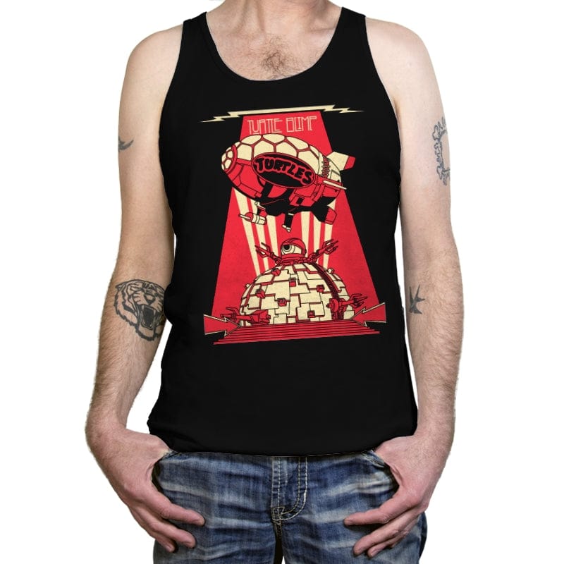 Turtle Blimp - Tanktop Tanktop RIPT Apparel X-Small / Black