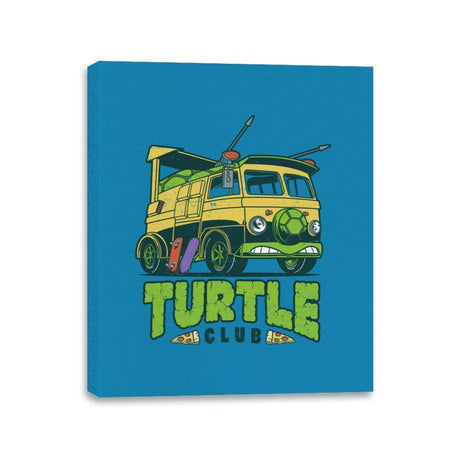 Turtle Club - Canvas Wraps Canvas Wraps RIPT Apparel 11x14 / Sapphire