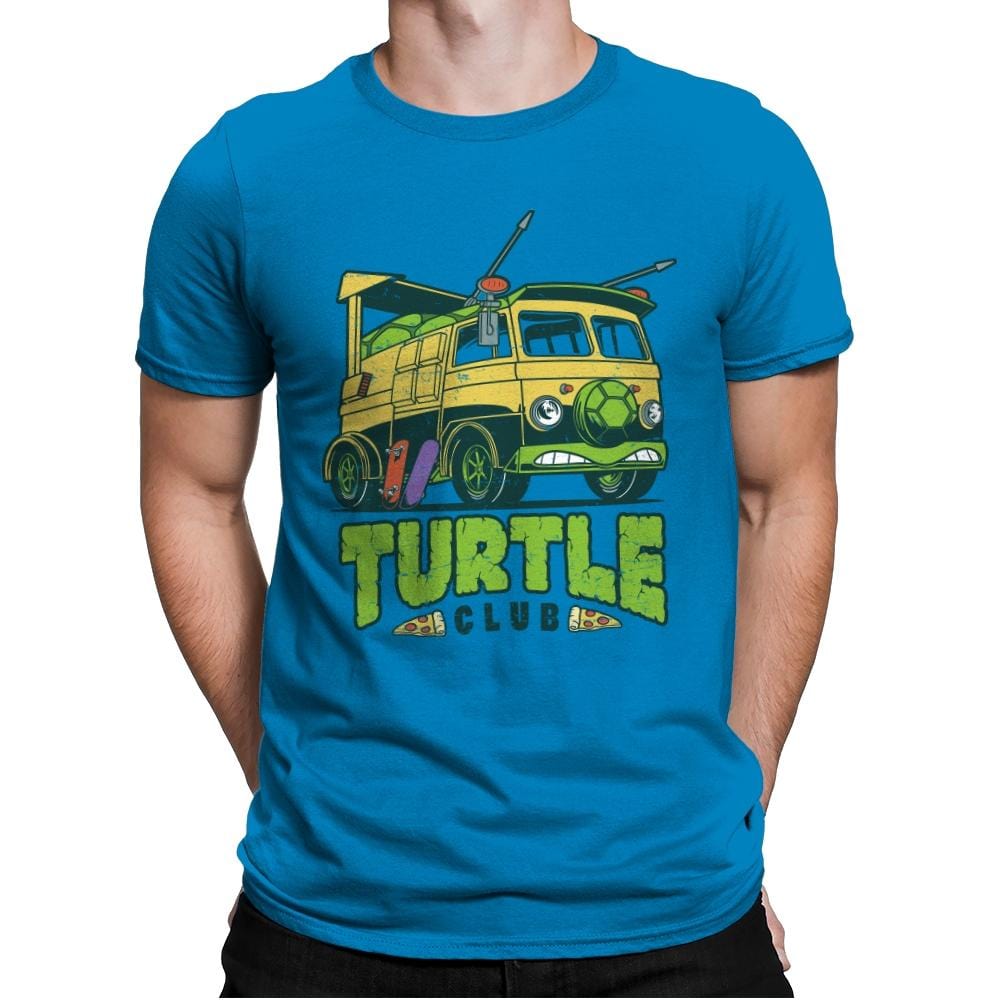 Turtle Club - Mens Premium T-Shirts RIPT Apparel Small / Turqouise