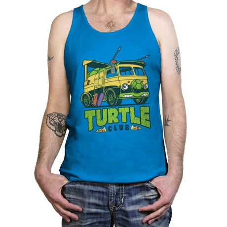 Turtle Club - Tanktop Tanktop RIPT Apparel X-Small / Teal