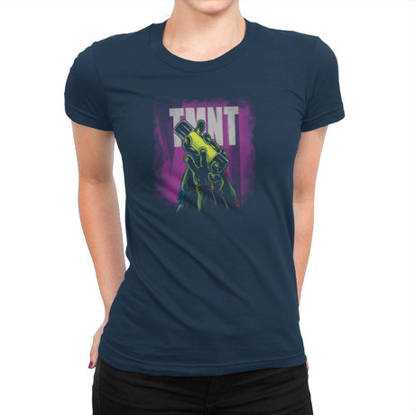 Turtle Jam Exclusive - Womens Premium T-Shirts RIPT Apparel Small / Midnight Navy