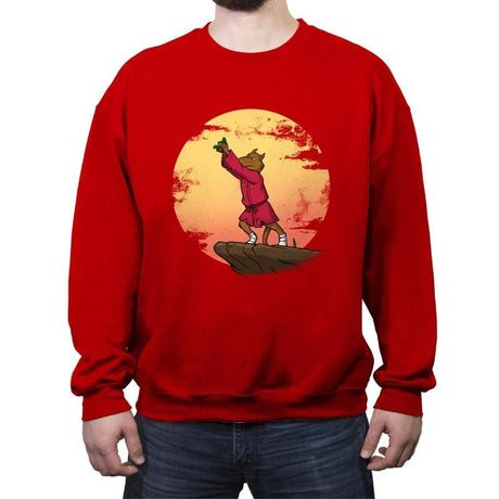 Turtle Kings - Crew Neck Sweatshirt Crew Neck Sweatshirt RIPT Apparel Small / Red