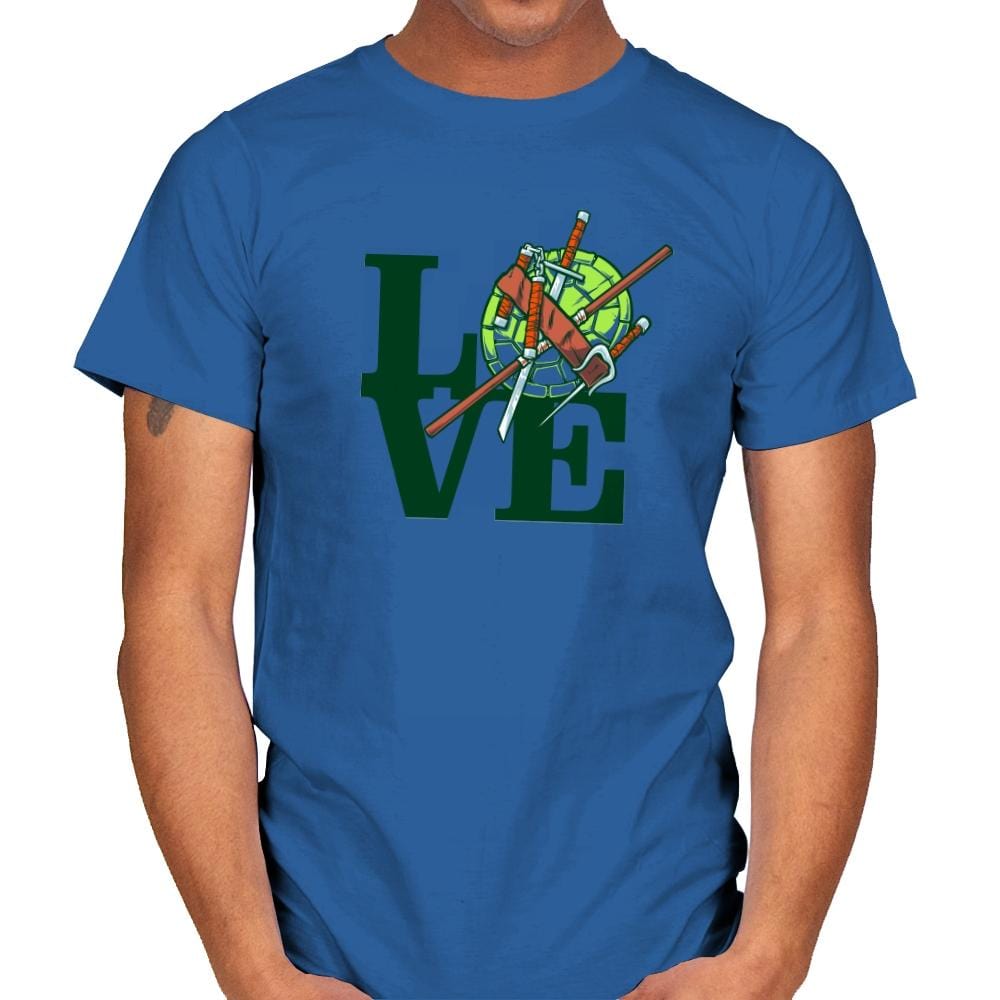 Turtle Love Exclusive - Mens T-Shirts RIPT Apparel Small / Royal