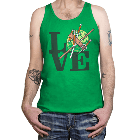 Turtle Love Exclusive - Tanktop Tanktop RIPT Apparel